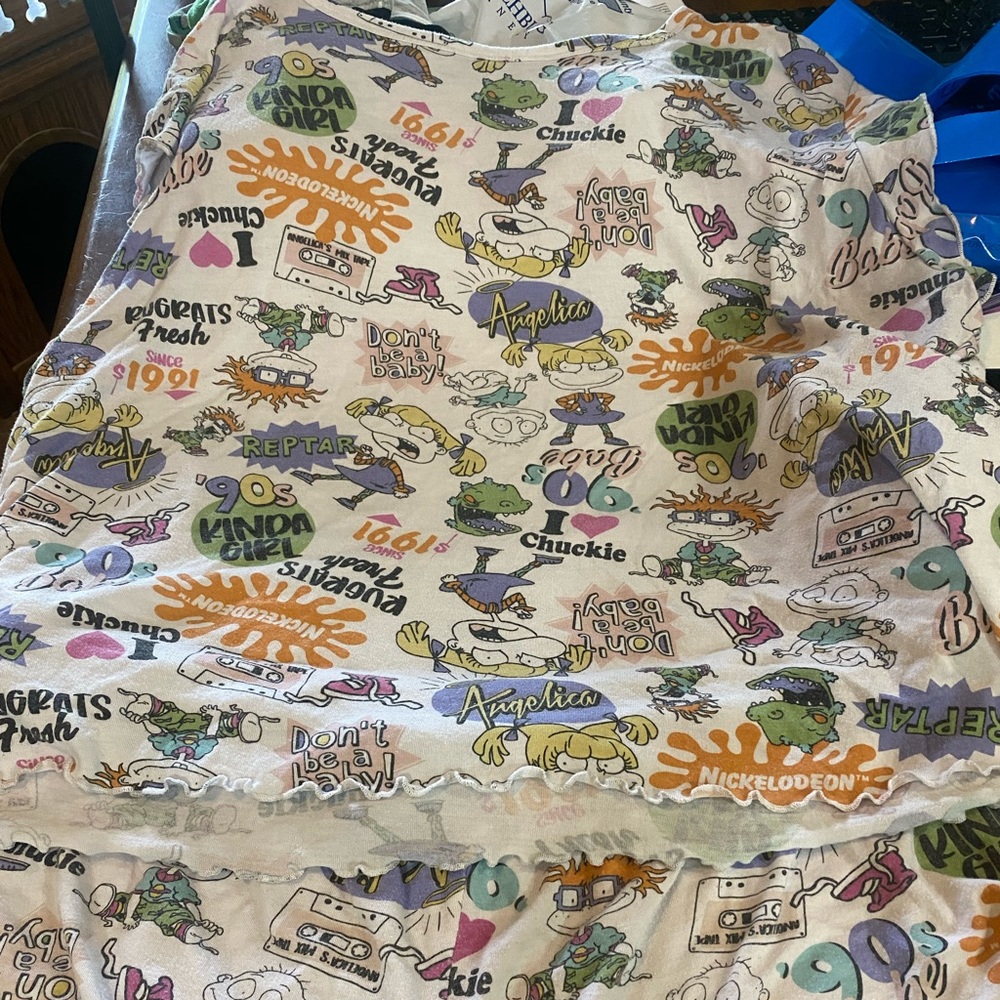 Nickelodeon plus size pajamas set women 3xl